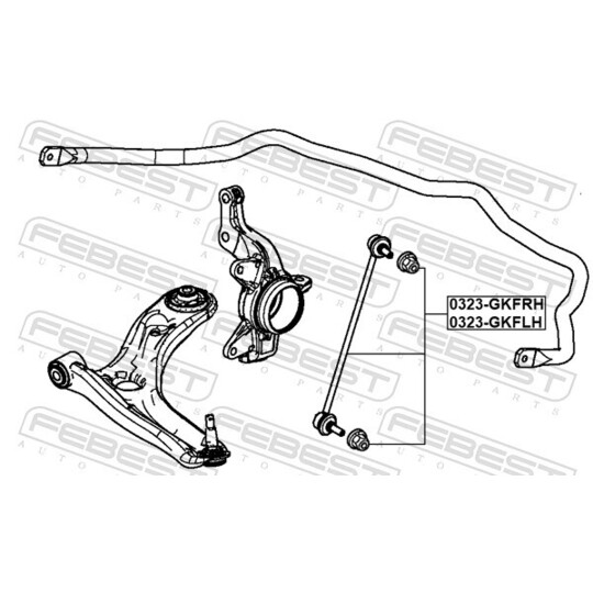 0323-GKFRH - Rod/Strut, stabiliser 