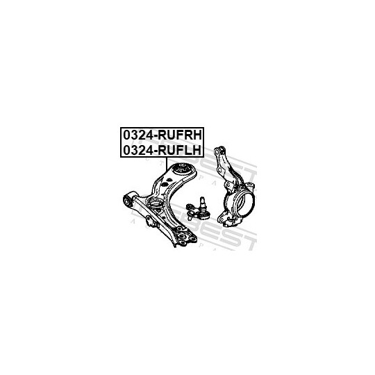 0324-RUFLH - Track Control Arm 