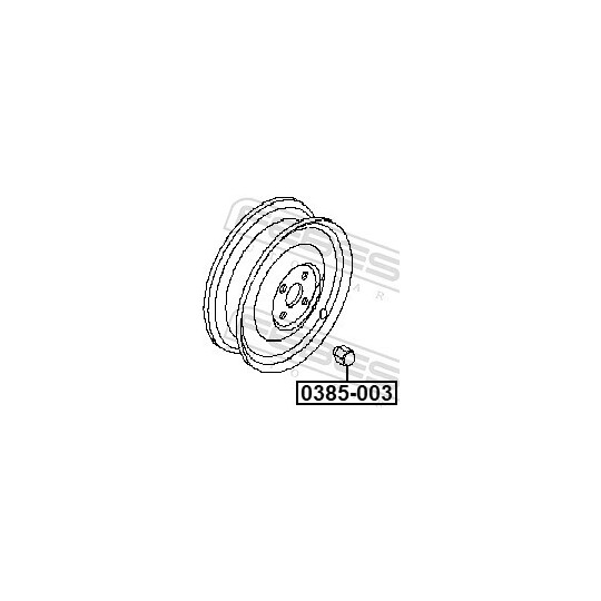 0385-003 - Wheel Nut 