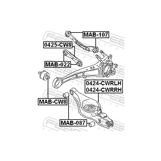 0424-CWRRH - Track Control Arm 