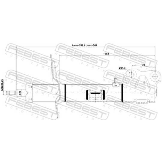 04110-006FL - Shock Absorber 