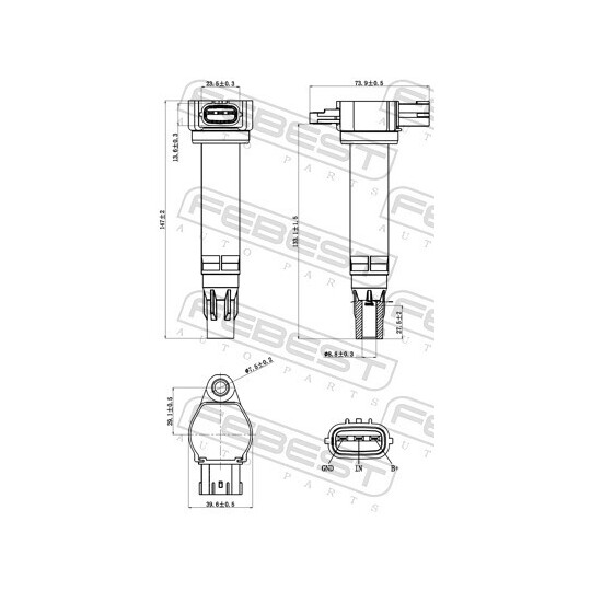 04640-002 - Ignition Coil 