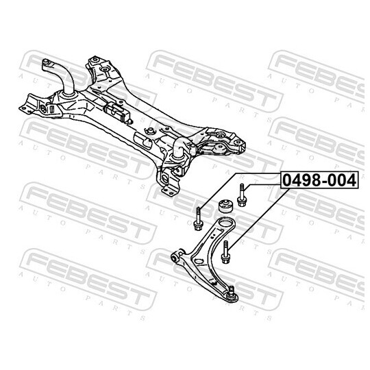 0498-004 - Camber Correction Screw 