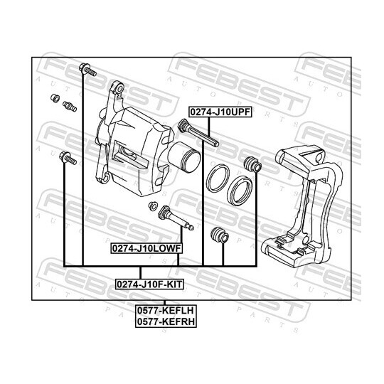 0577-KEFLH - Brake Caliper 