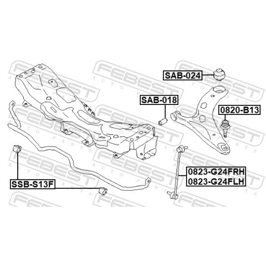 0823-G24FRH - Stabilisaator, Stabilisaator 