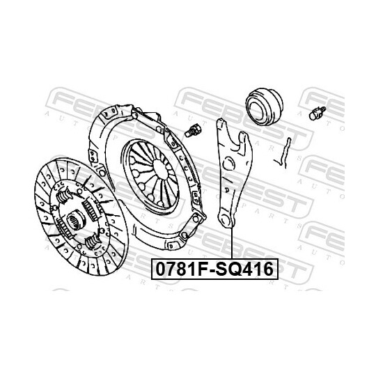 0781F-SQ416 - Release Fork, clutch 