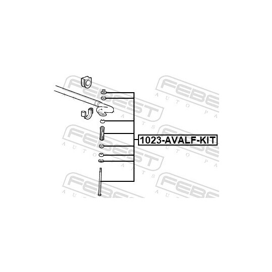 1023-AVALF-KIT - Rod/Strut, stabiliser 