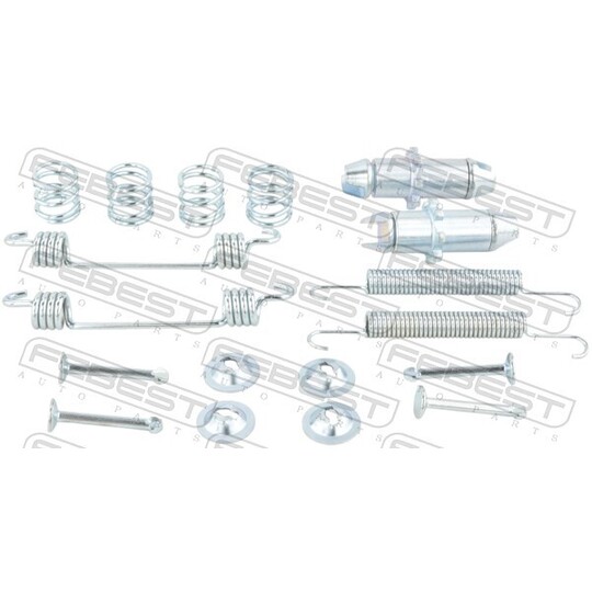 1204-TUC2WDR-KIT - Accessory Kit, parking brake shoes 