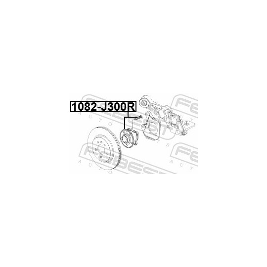 1082-J300R - Wheel hub 