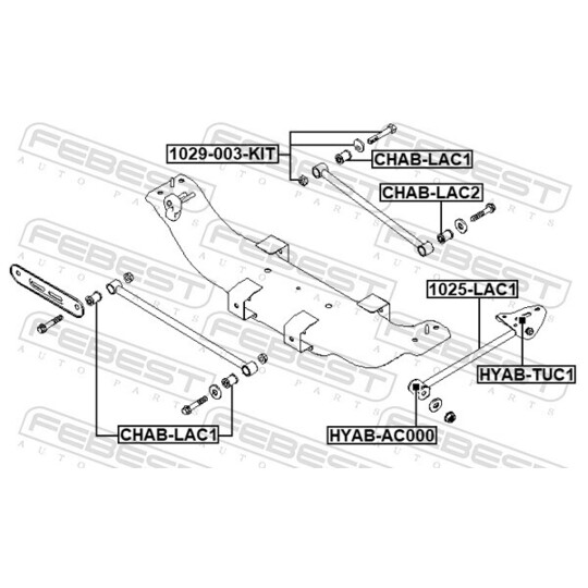 1029-003-KIT - Inställningsskruv, camber 