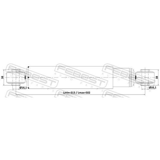 12110-016R - Shock Absorber 