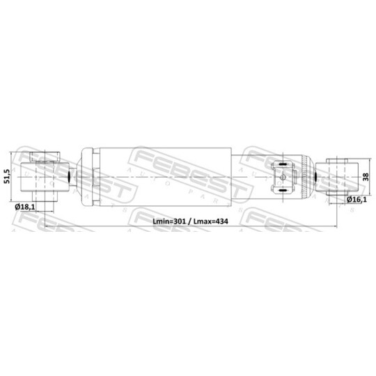 12110-020R - Shock Absorber 