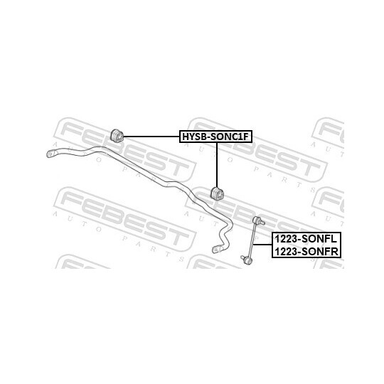 1223-SONFR - Rod/Strut, stabiliser 