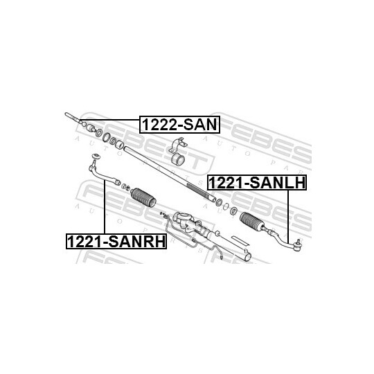 1221-SANLH - Tie rod end 