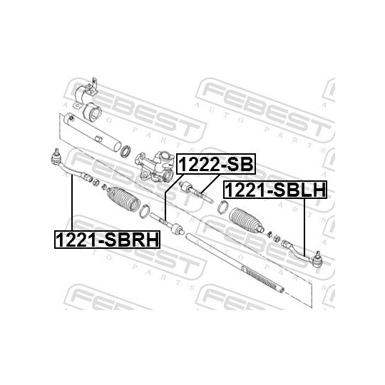 1221-SBRH - Tie rod end 