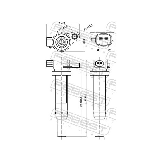 12640-005 - Ignition Coil 