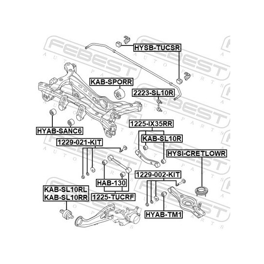 1229-002-KIT - Kallistumansäätöruuvi 