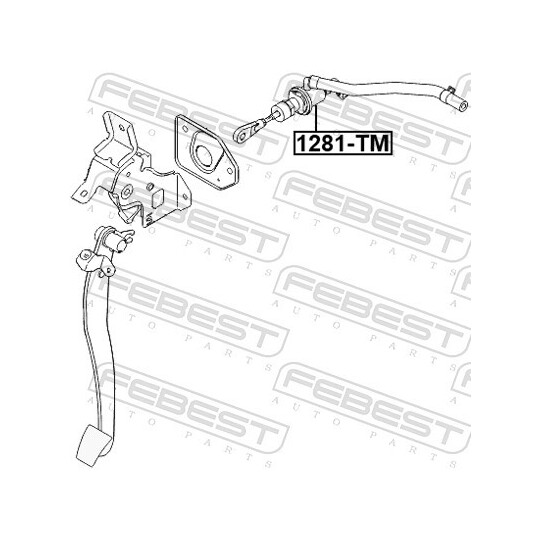 1281-TM - Master Cylinder, clutch 