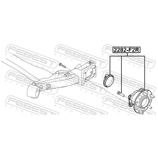 1282-F2R - Wheel hub 