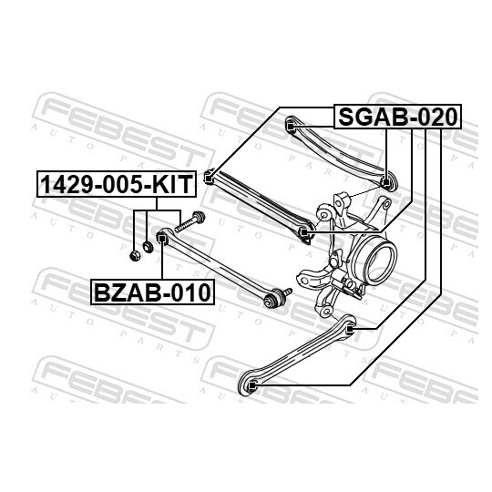 1429-005-KIT - Camber Correction Screw 