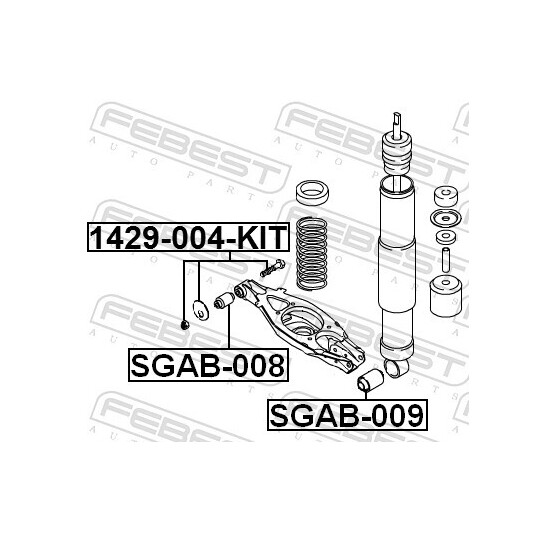 1429-004-KIT - Camber Correction Screw 