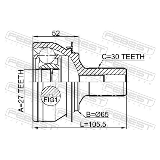 1610-246 - Joint Kit, drive shaft 