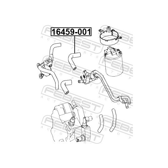 16459-001 - Bränsleslang 