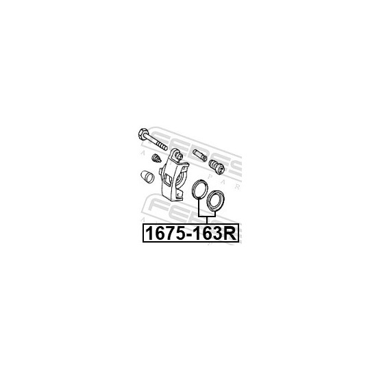 1675-163R - Korjaussarja, jarrusatula 