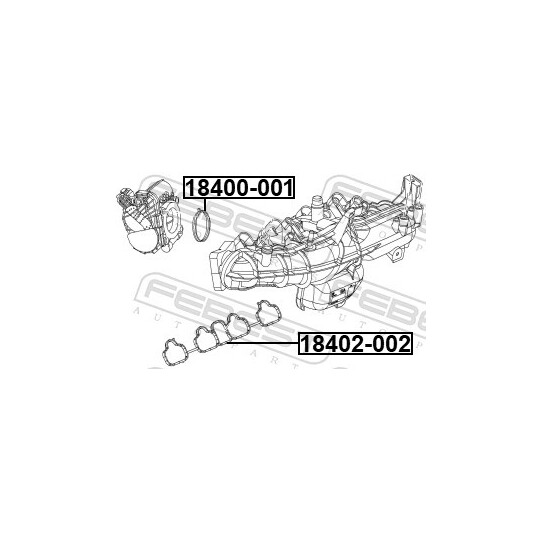 18400-001 - Seal, throttle body 