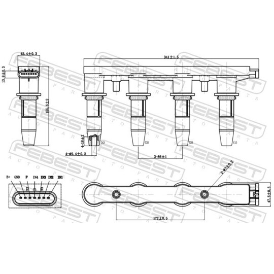 18640-002 - Ignition Coil Unit 