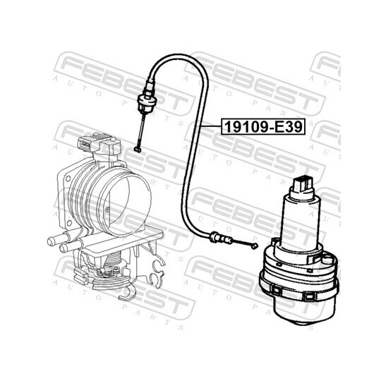 19109-E39 - Accelerator Cable 