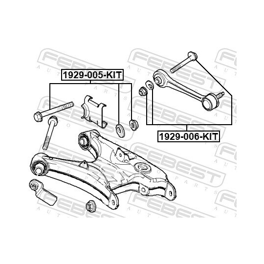 1929-006-KIT - Inställningsskruv, camber 