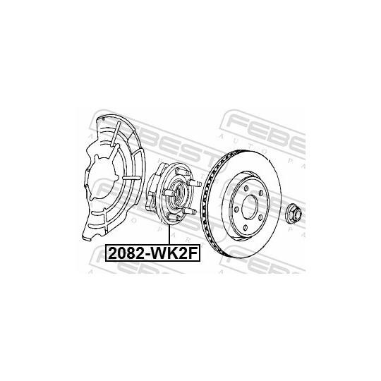 2082-WK2F - Wheel hub 