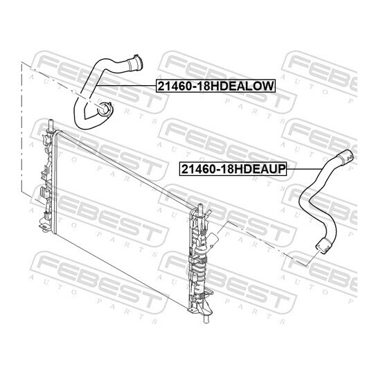 21460-18HDEALOW - Coolant Tube 