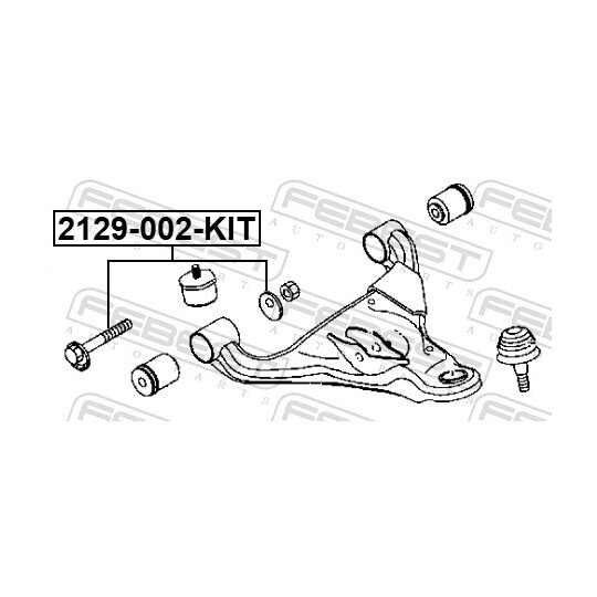 2129-002-KIT - Inställningsskruv, camber 