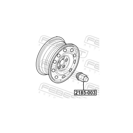 2185-003 - Wheel Nut 