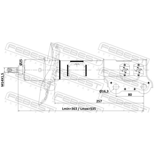 22110-003FL - Shock Absorber 