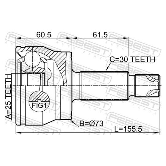 2210-K5 - Ledsats, drivaxel 