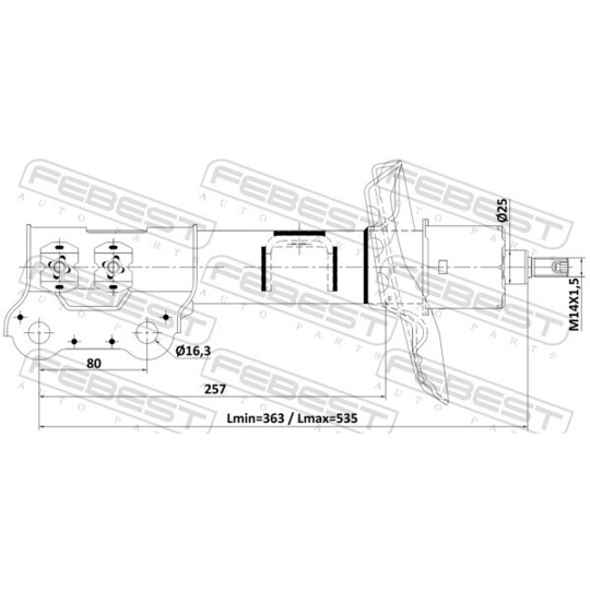 22110-003FR - Shock Absorber 