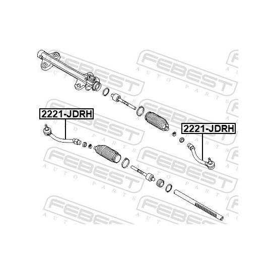 2221-JDRH - Tie rod end 