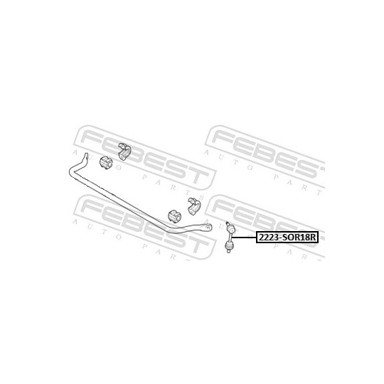 2223-SOR18R - Stabilisaator, Stabilisaator 