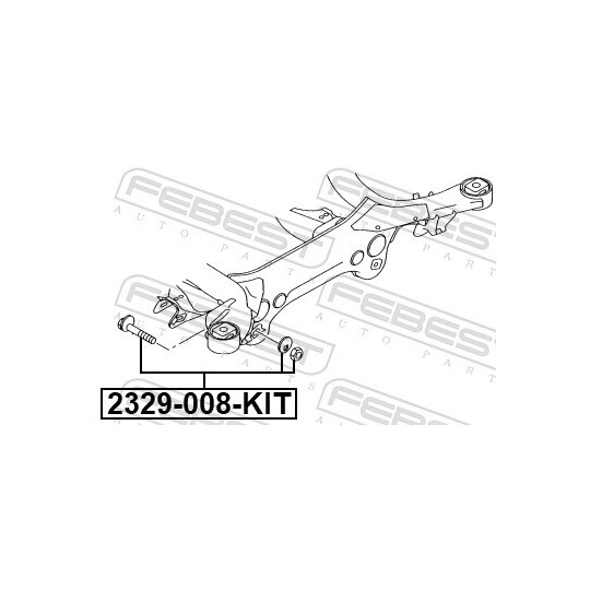 2329-008-KIT - Kallistumansäätöruuvi 