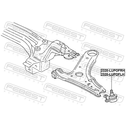 2320-LUPOFLH - Ball Joint 