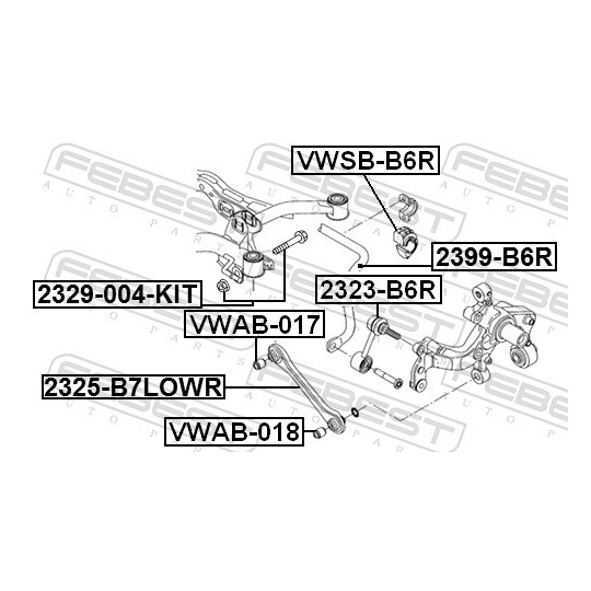 2325-B7LOWR - Track Control Arm 