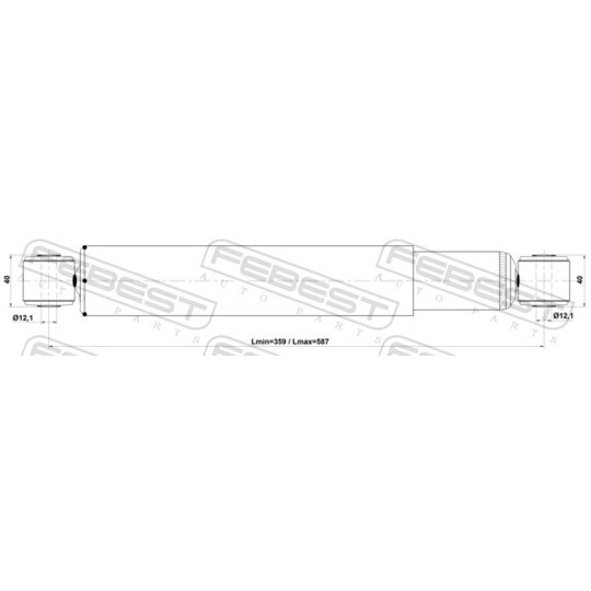 23110-007R - Iskunvaimennin 