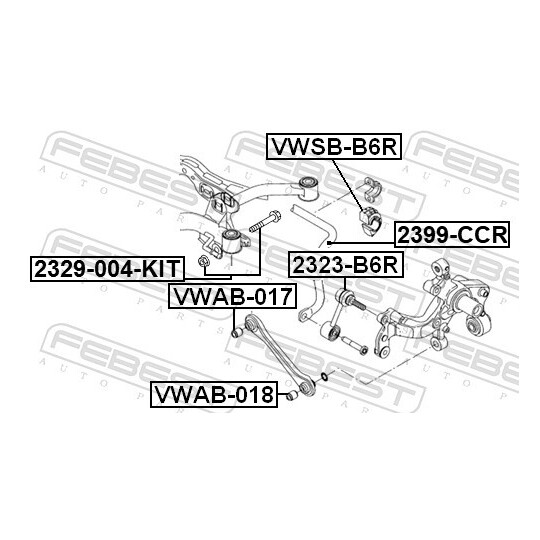 2399-CCR - Stabiliser Bar, suspension 