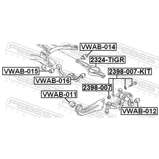 2398-007-KIT - Rattakalde korrektuurkruvi 