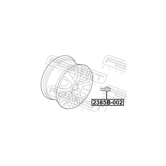 2385B-002 - Wheel Stud 