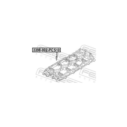 2398-002-PCS10 - Fastening Bolts, control arm 