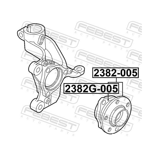 2382-005 - Wheel hub 